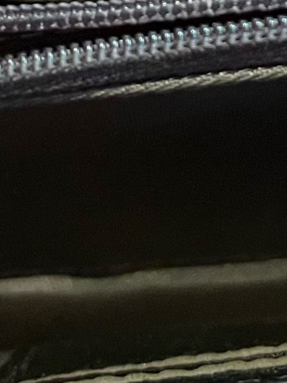Compact Black Crossbody Bag with Contrast Stitching - Picture 9 of 12